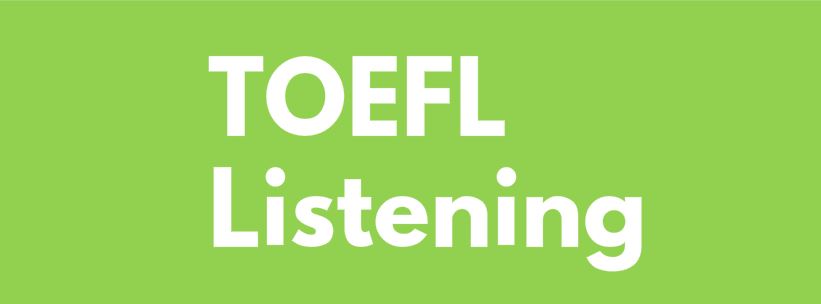 TOEFL Listening Dersi