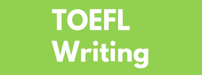 TOEFL writing dersi