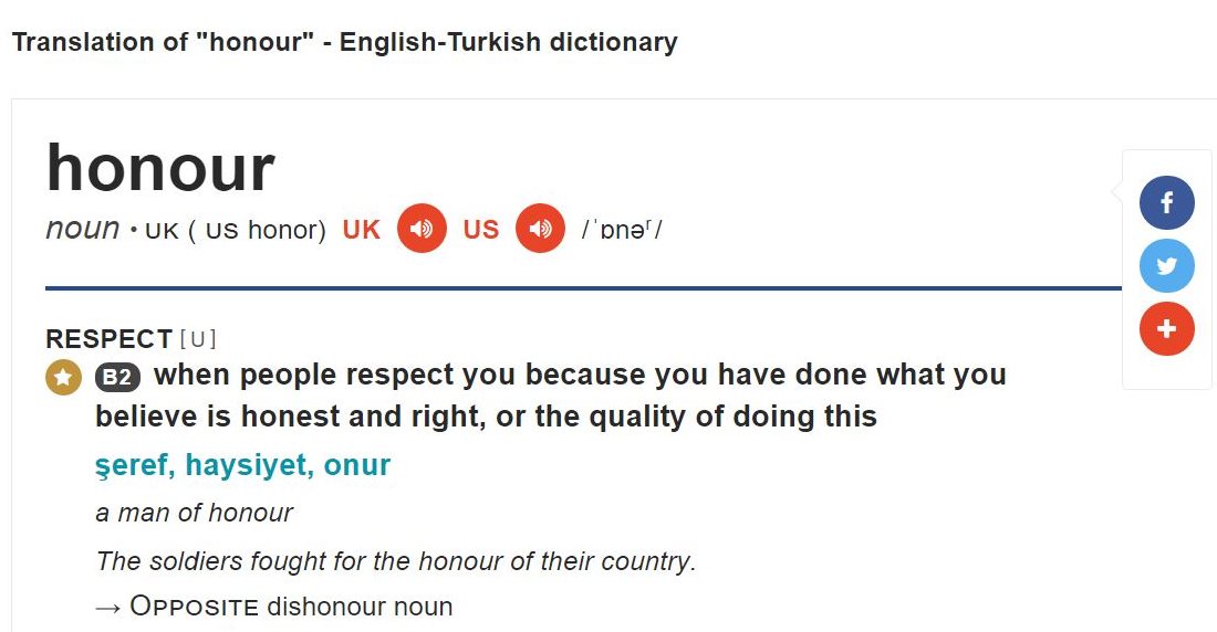 İngilizce örnek cümle içeren sözlük