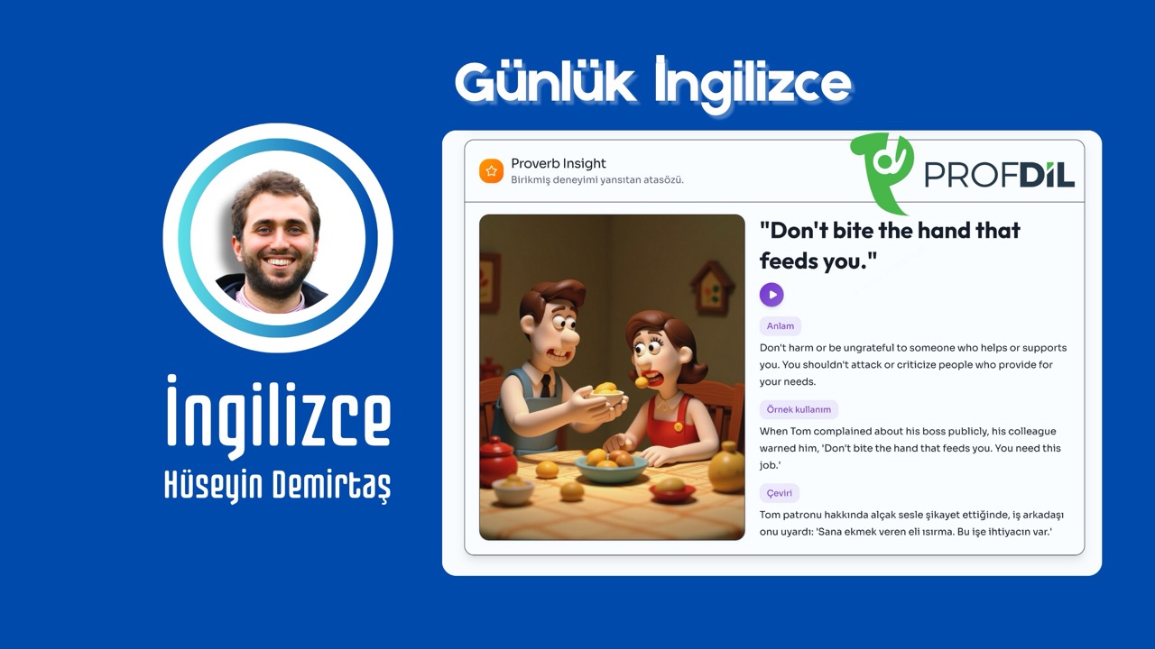 Profdil Daily ile Günlük İngilizce Dozu
